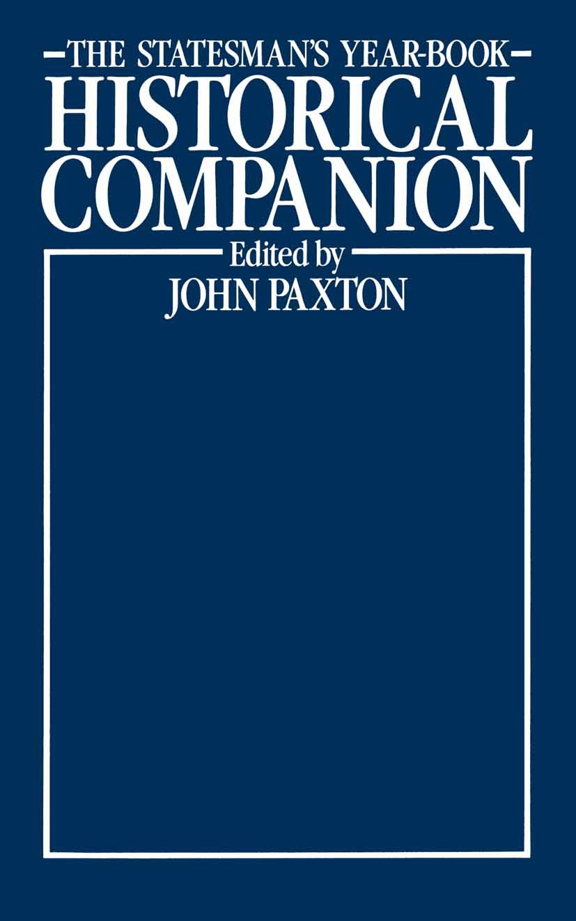 The Statesman’s Year-Book Historical Companion