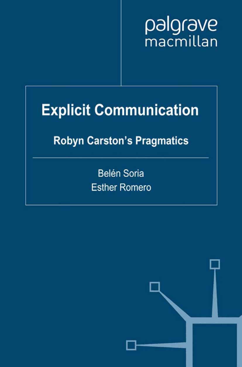 Palgrave Studies in Pragmatics, Language and Cognition