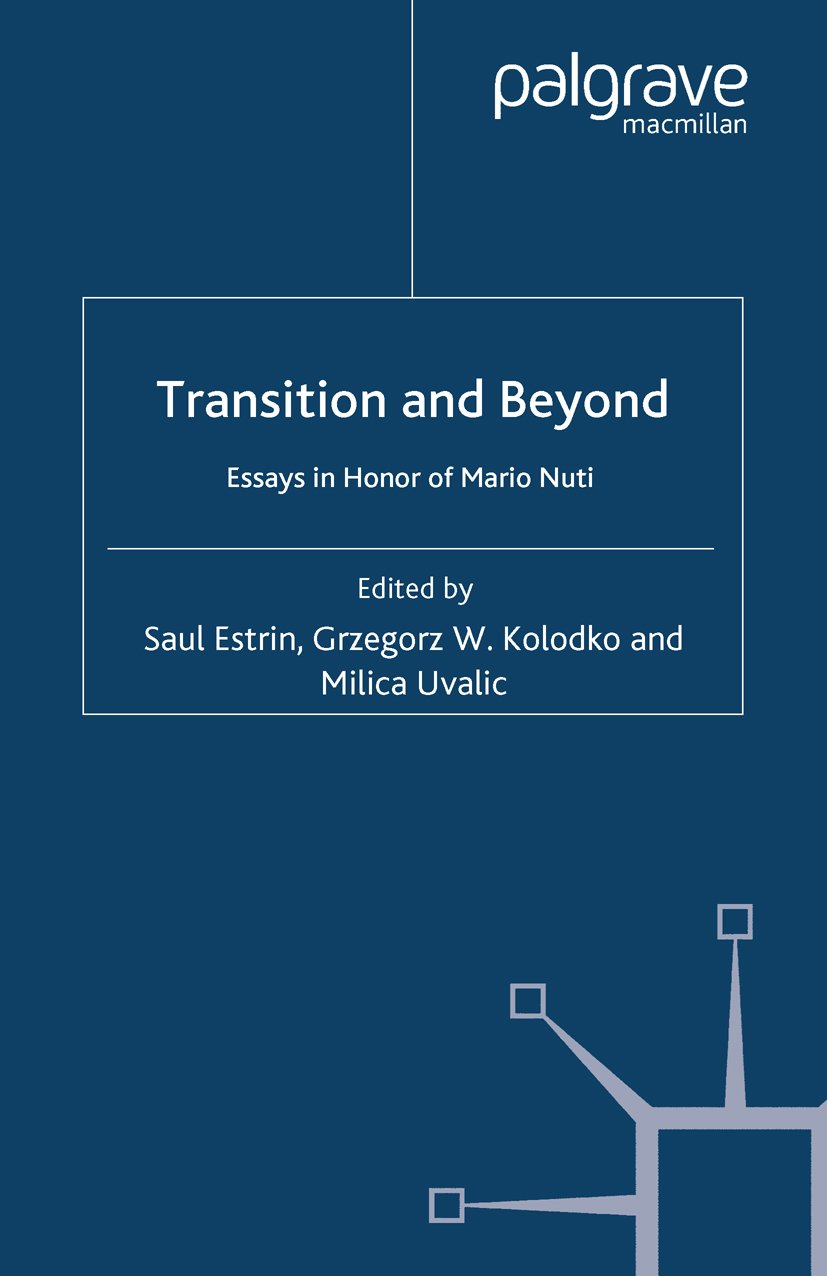 Studies in Economic Transition
