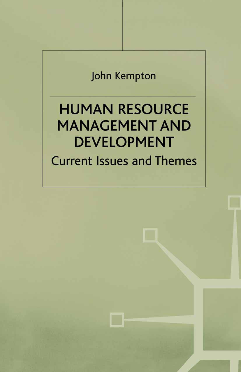 Human Resource Management and Development