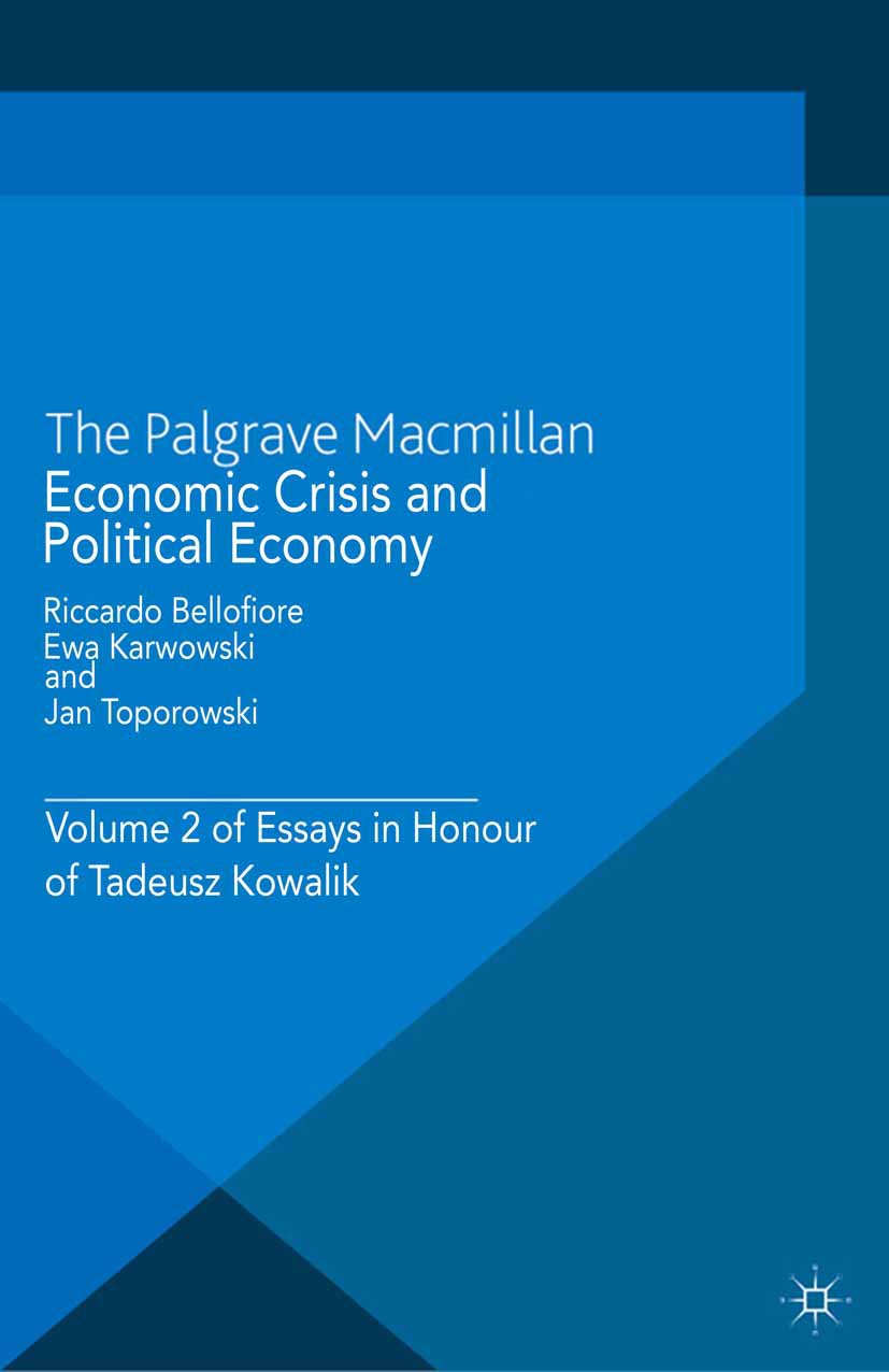 Palgrave Studies in the History of Economic Thought