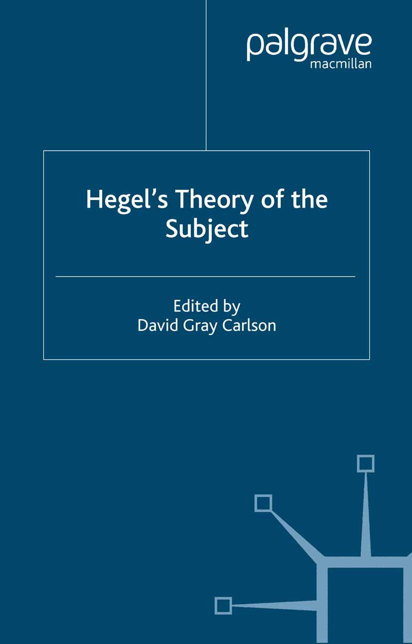 Hegel’s Theory of the Subject