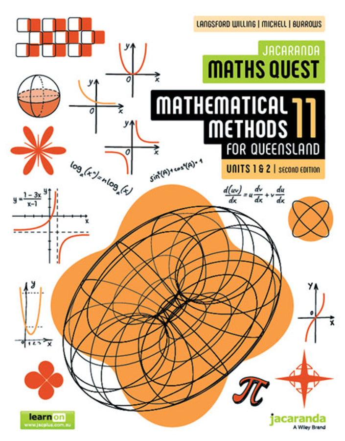 Jacaranda Maths Quest 11 Mathematical Methods Units 1 and 2 for Queensland, 2e learnON & Print