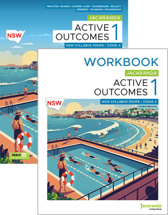 Jacaranda Active Outcomes 1 Stage 4 NSW Syllabus Personal Development, Health and Physical Education, 4e learnON + Print with Print Workbook