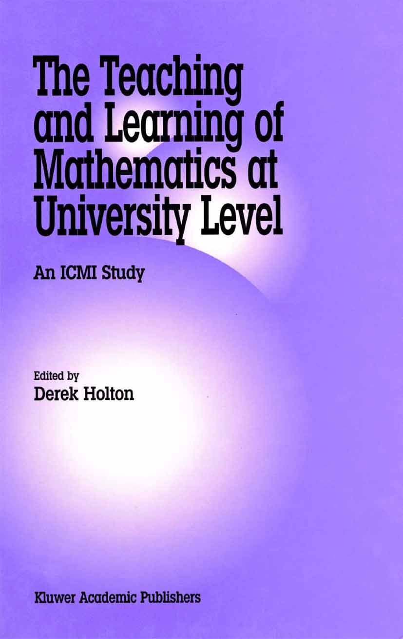 New ICMI Study Series