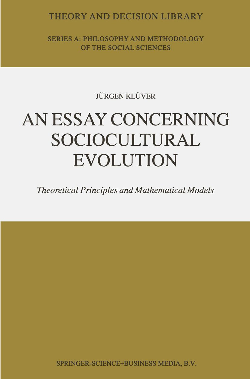 An Essay Concerning Sociocultural Evolution
