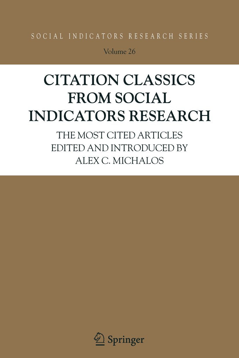 Social Indicators Research Series