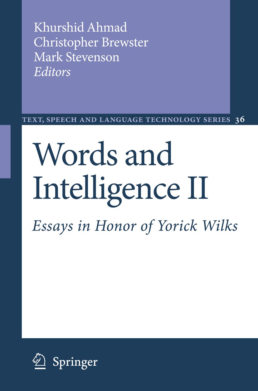 Text, Speech and Language Technology