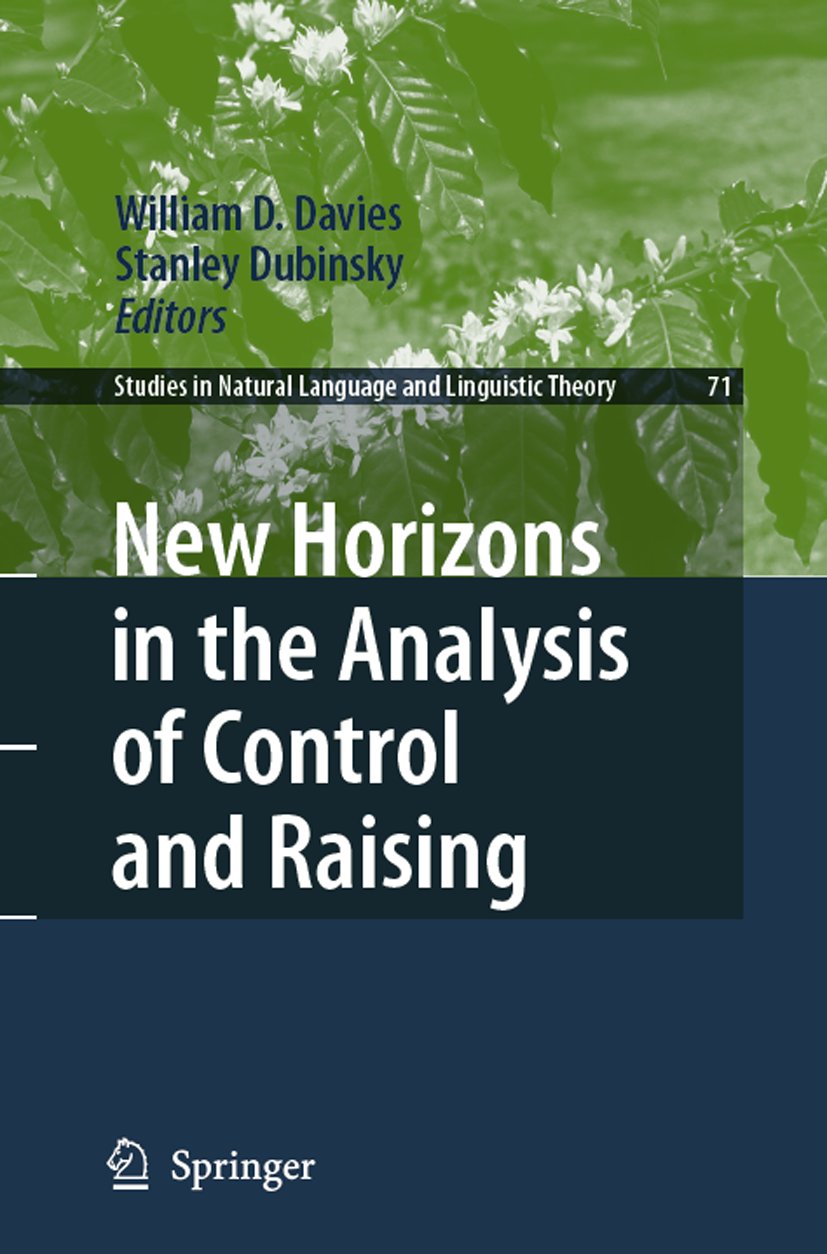 New Horizons in the Analysis of Control and Raising
