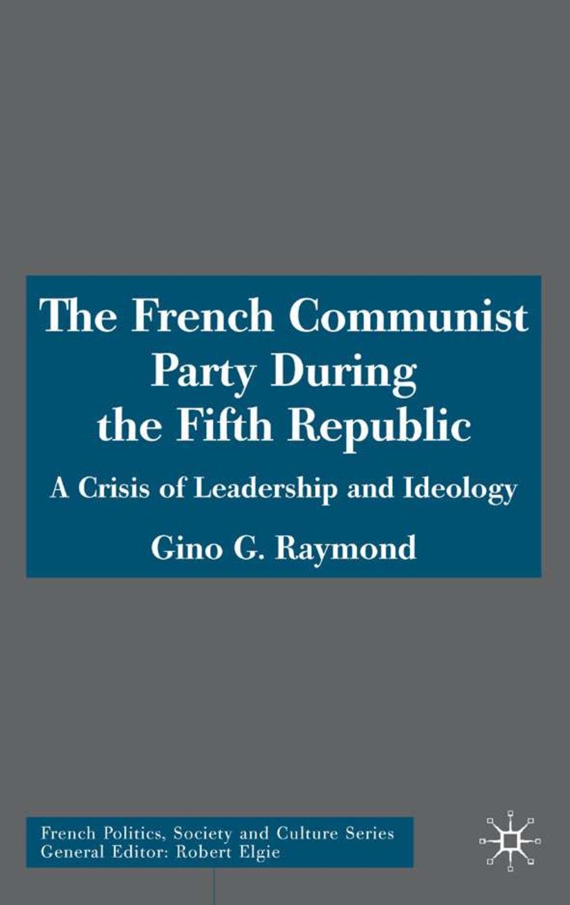 French Politics, Society and Culture