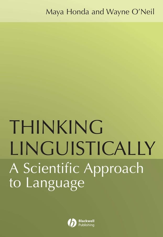 Thinking Linguistically
