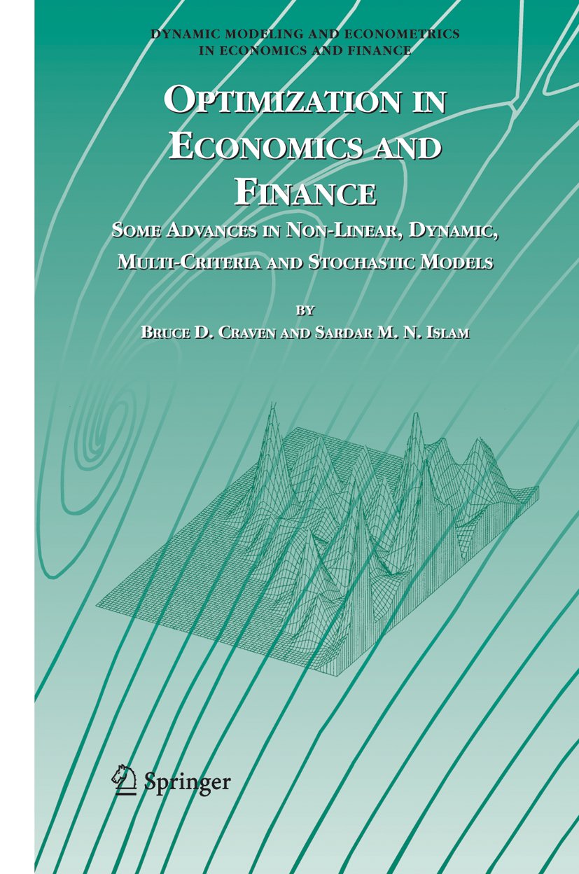 Dynamic Modeling and Econometrics in Economics and Finance