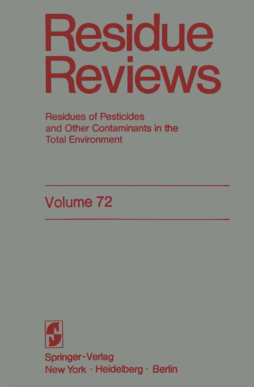 Reviews of Environmental Contamination and Toxicology