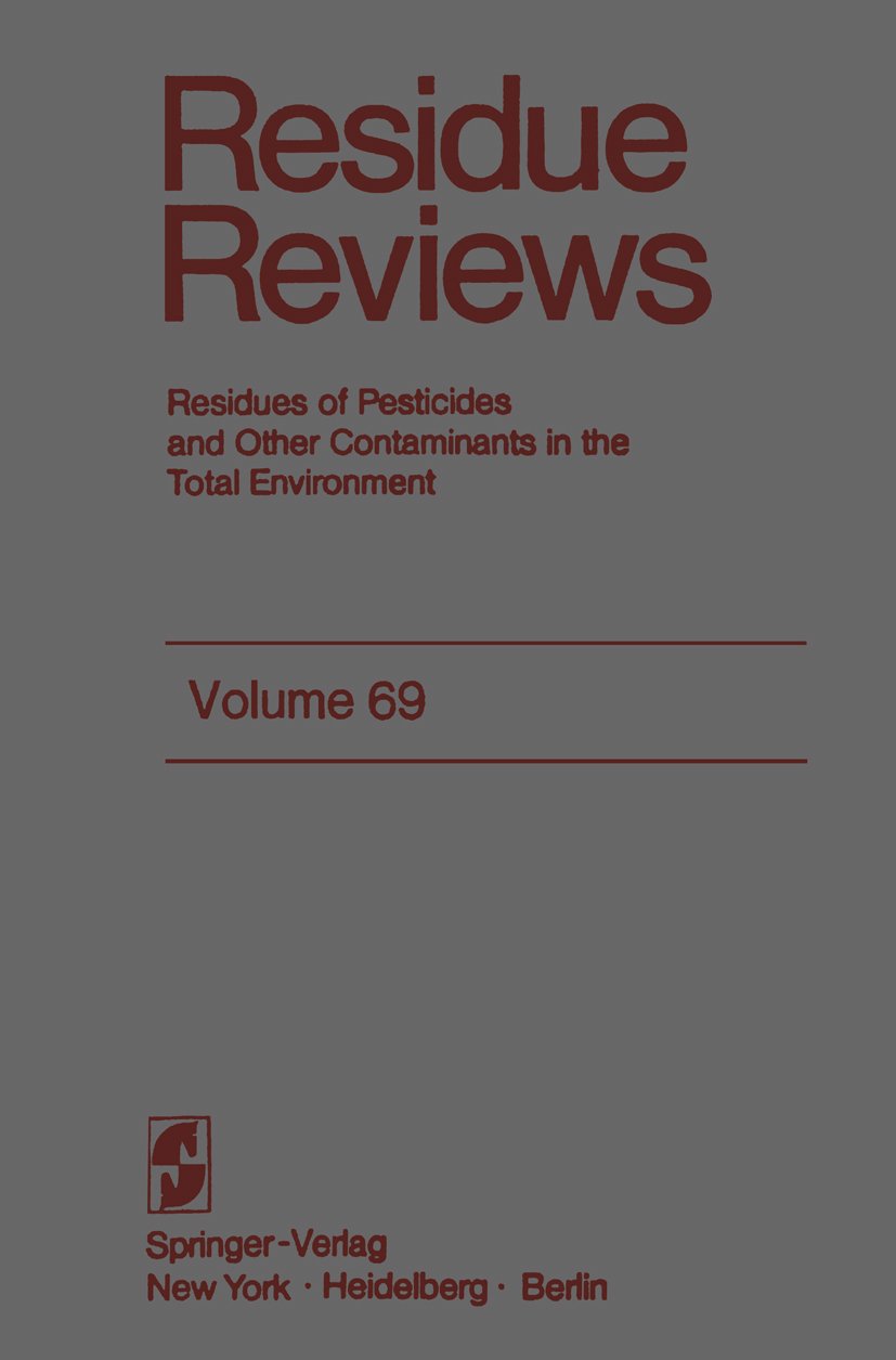 Reviews of Environmental Contamination and Toxicology