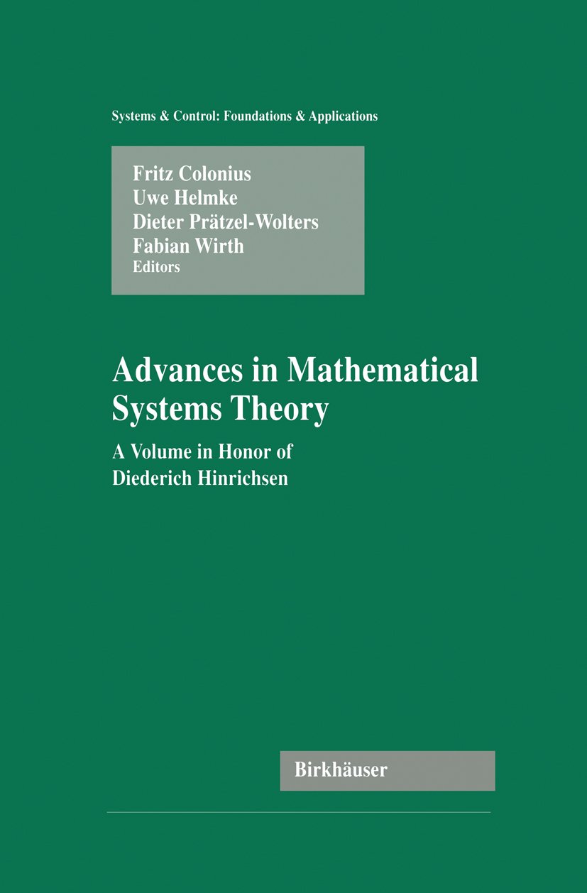 Systems & Control: Foundations & Applications