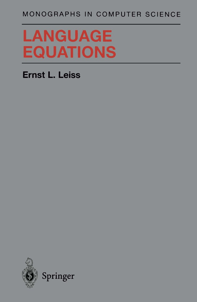 Monographs in Computer Science