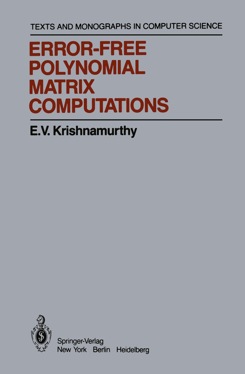 Monographs in Computer Science