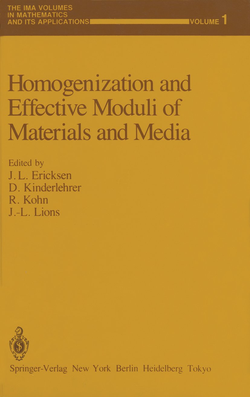 The IMA Volumes in Mathematics and its Applications