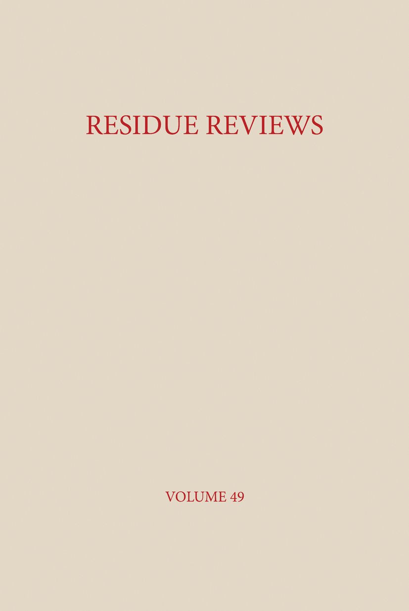 Reviews of Environmental Contamination and Toxicology