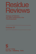 Reviews of Environmental Contamination and Toxicology