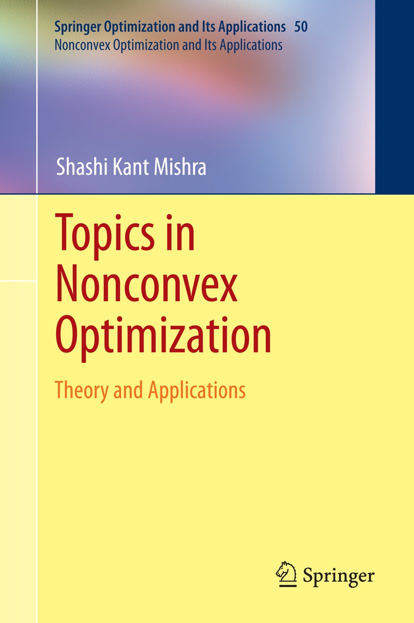 Topics in Nonconvex Optimization