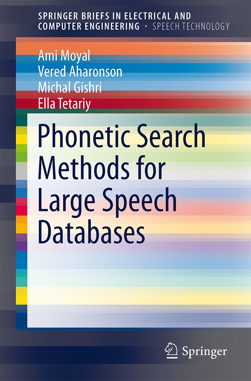 SpringerBriefs in Speech Technology