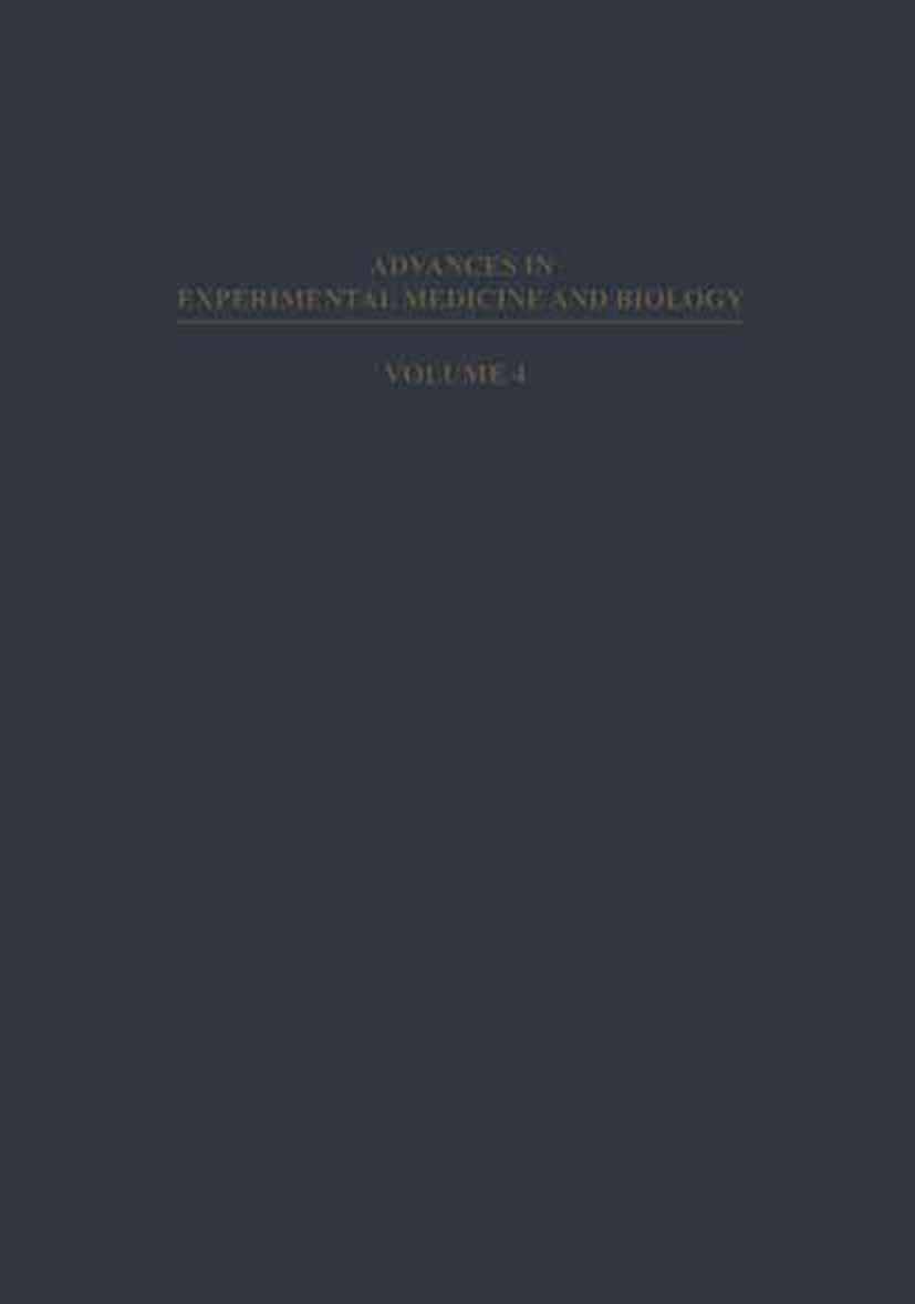 Advances in Experimental Medicine and Biology