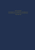 Advances in Experimental Medicine and Biology