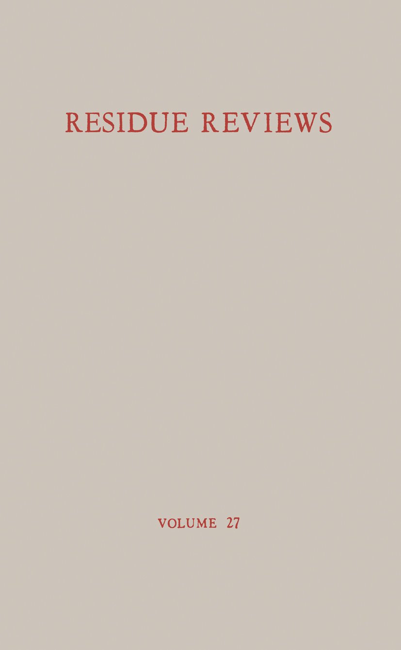 Reviews of Environmental Contamination and Toxicology