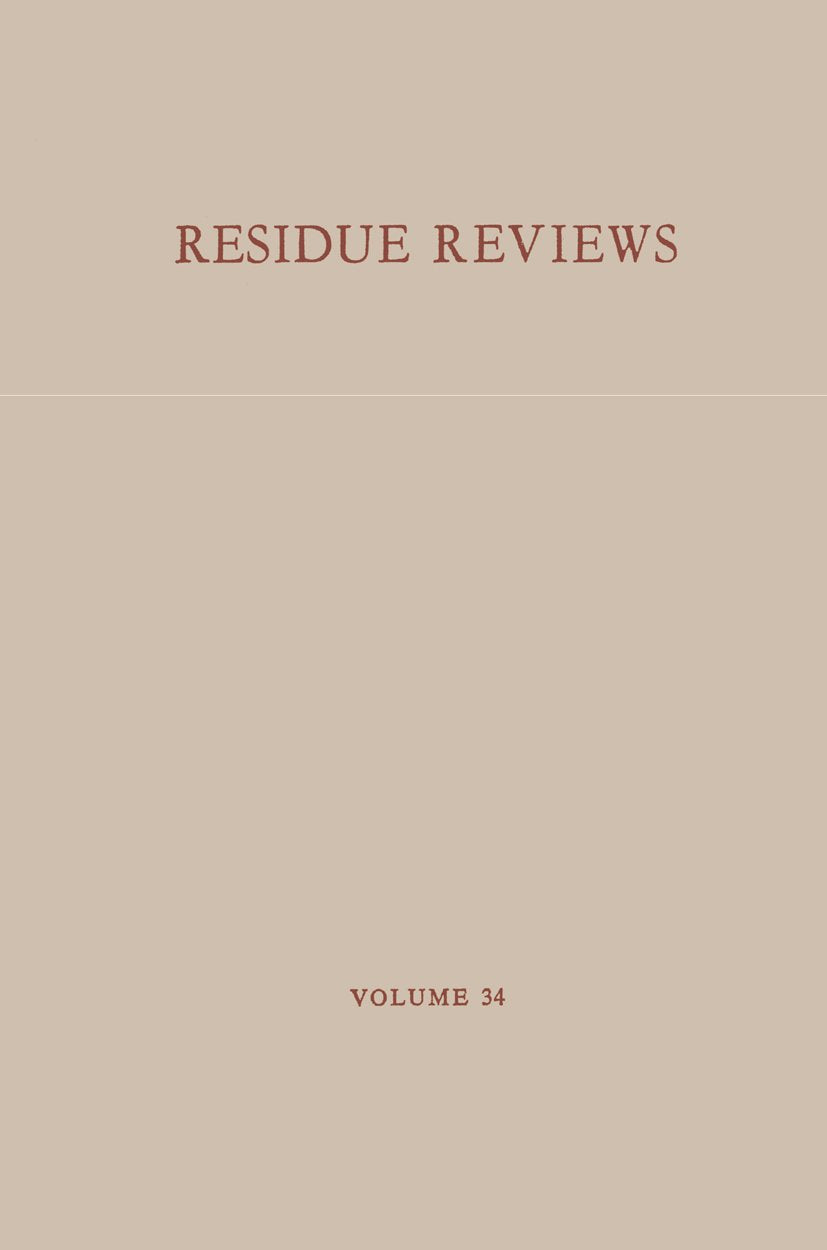 Reviews of Environmental Contamination and Toxicology