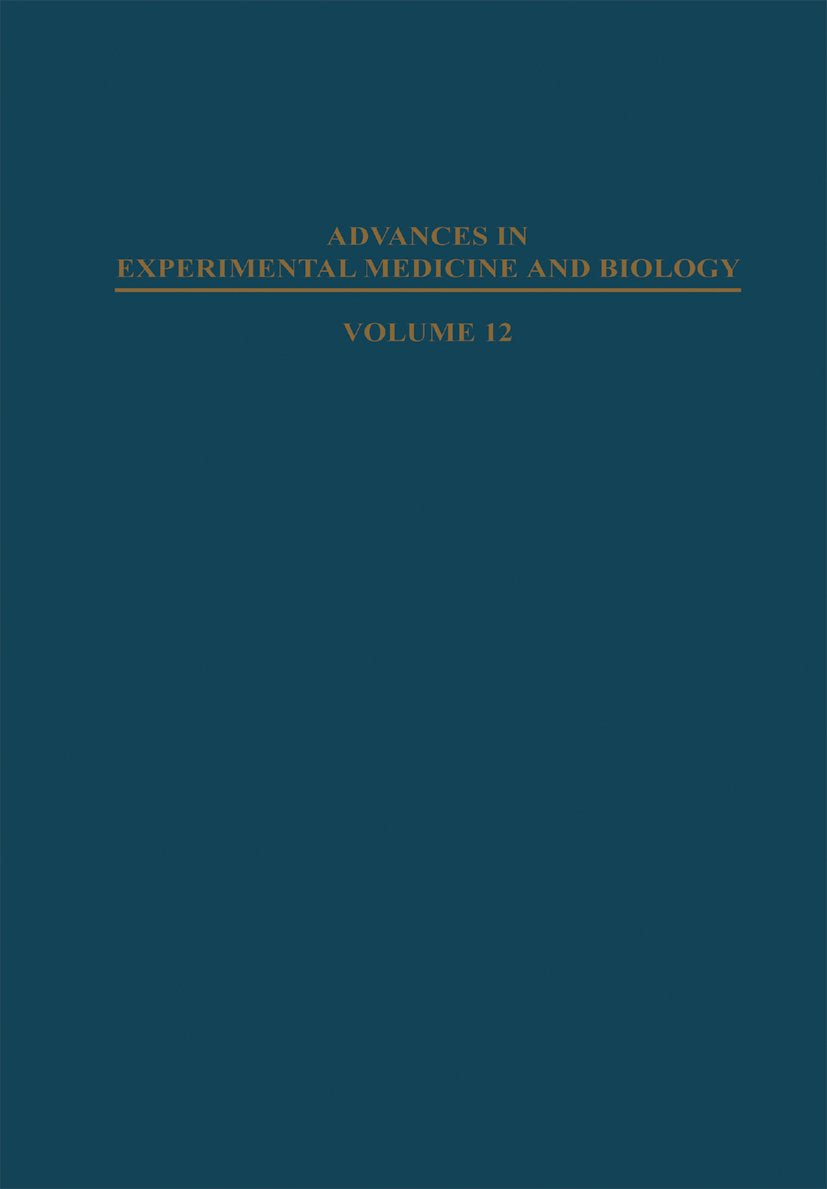 Advances in Experimental Medicine and Biology