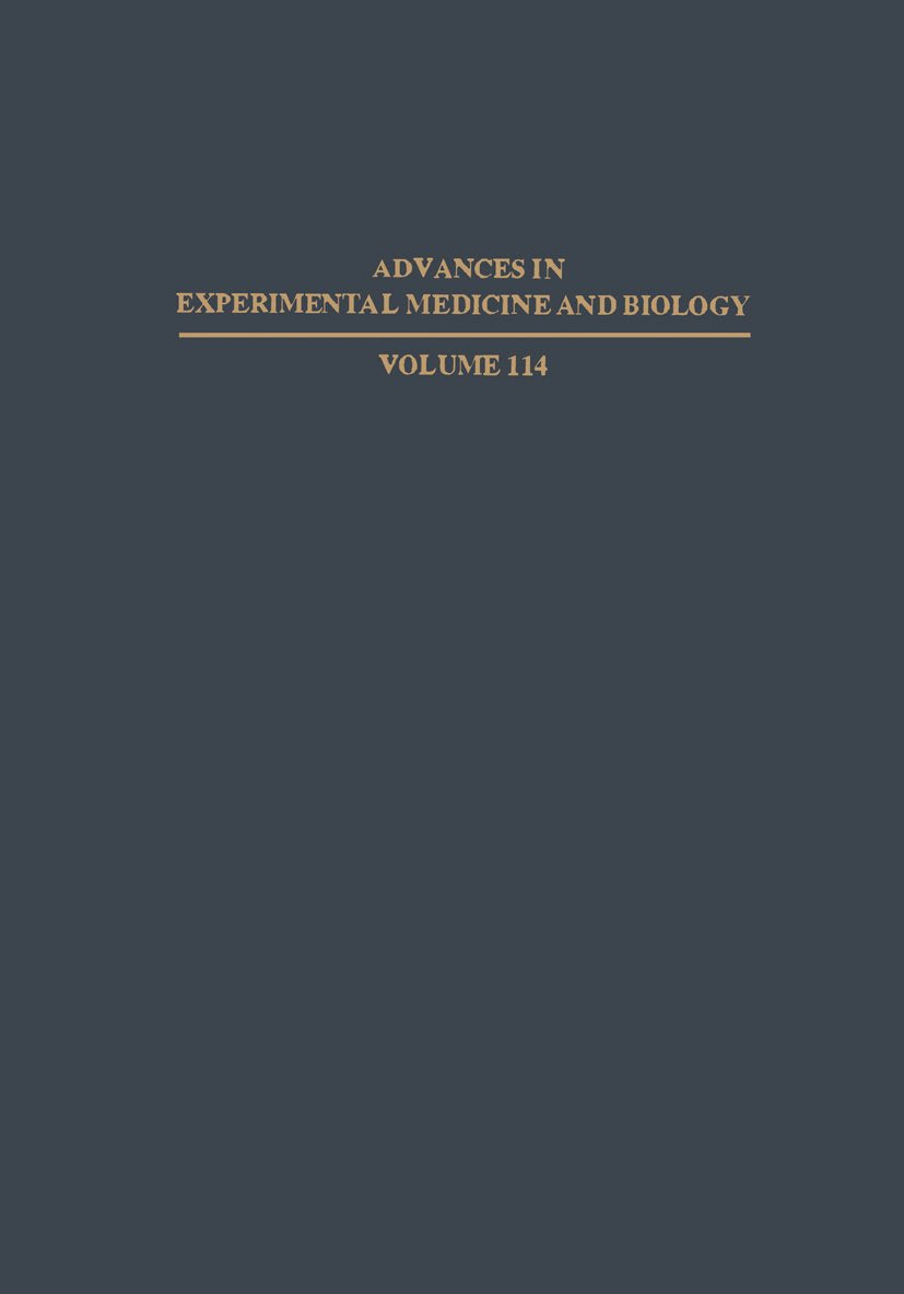 Advances in Experimental Medicine and Biology