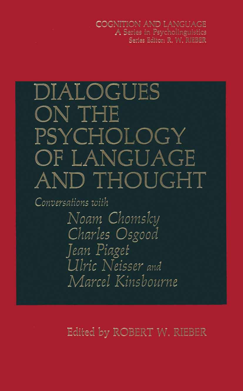 Cognition and Language: A Series in Psycholinguistics