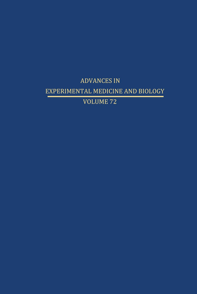 Advances in Experimental Medicine and Biology
