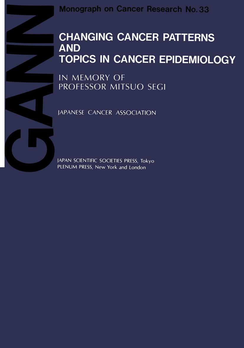 Gann Monograph on Cancer Research