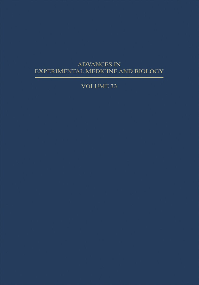 Advances in Experimental Medicine and Biology