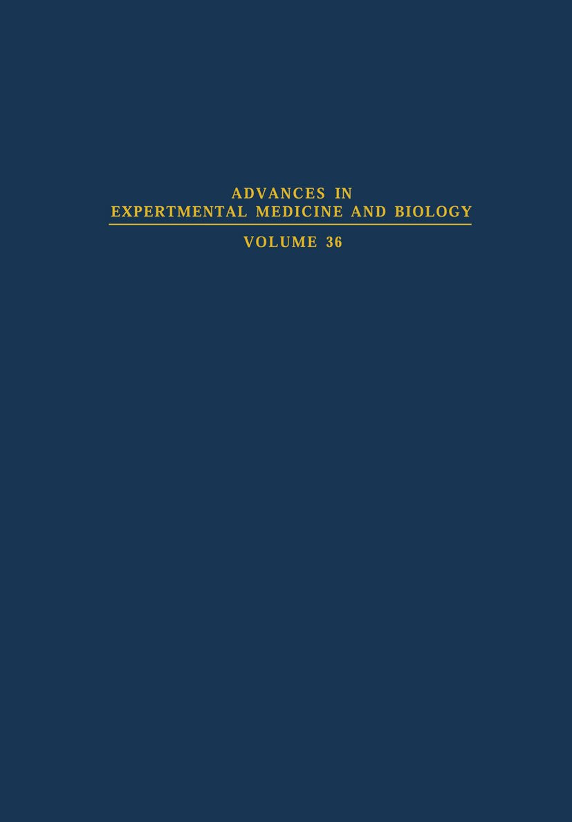 Advances in Experimental Medicine and Biology