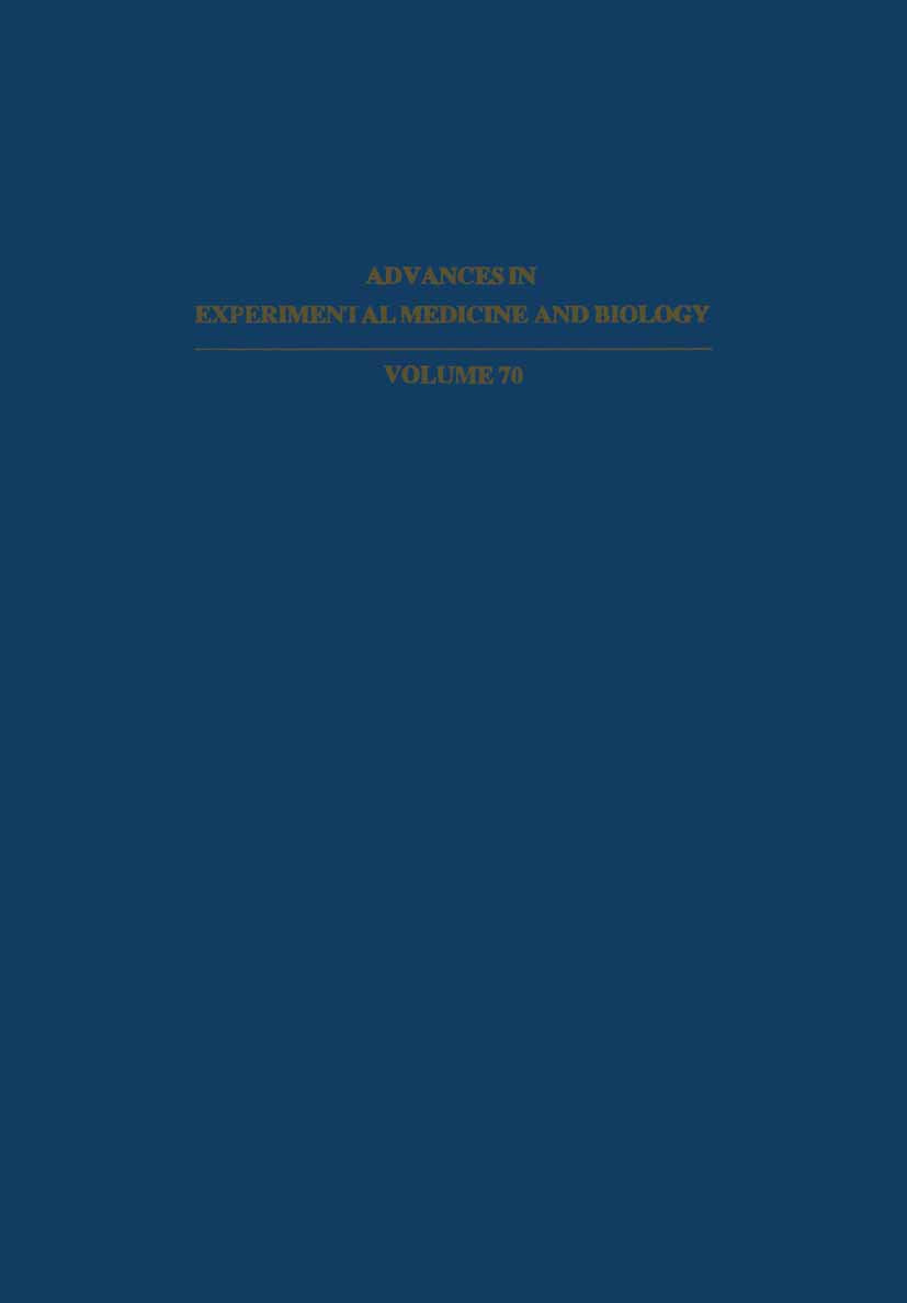 Advances in Experimental Medicine and Biology