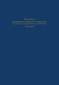 Advances in Experimental Medicine and Biology