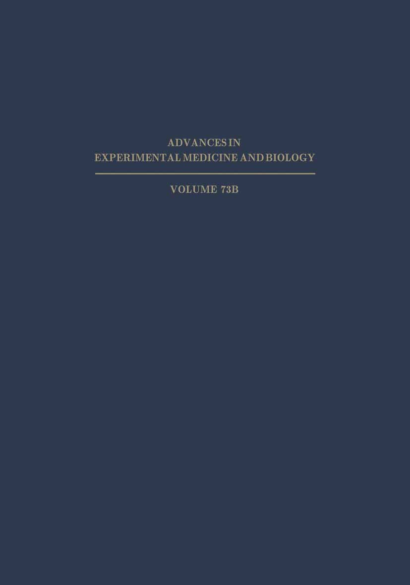 Advances in Experimental Medicine and Biology