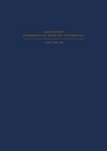Advances in Experimental Medicine and Biology