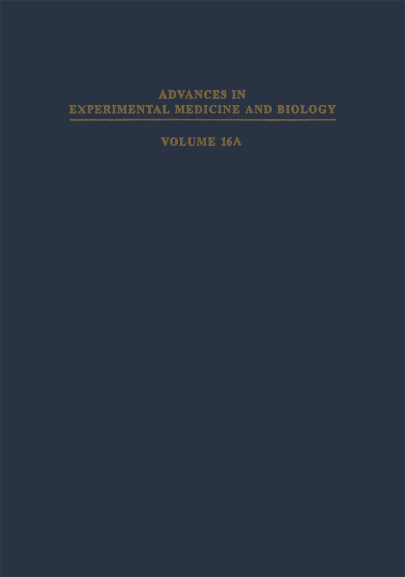 Advances in Experimental Medicine and Biology