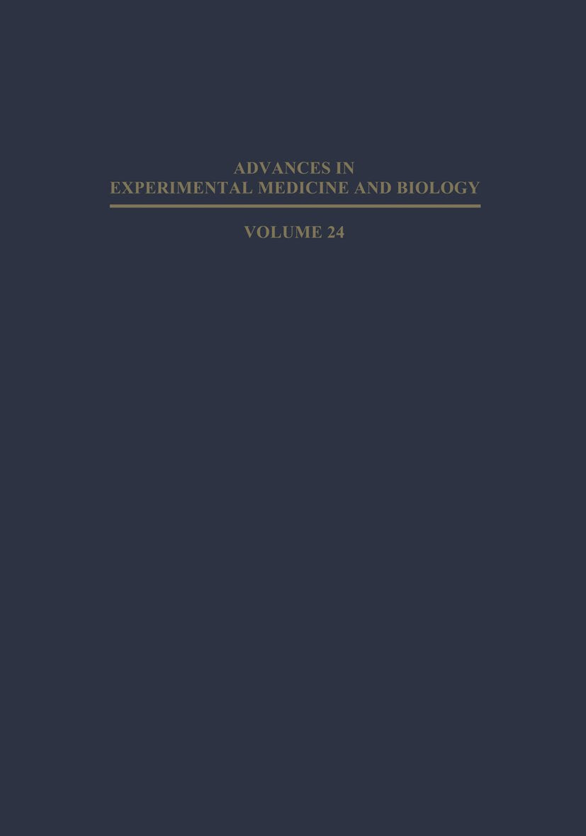 Advances in Experimental Medicine and Biology