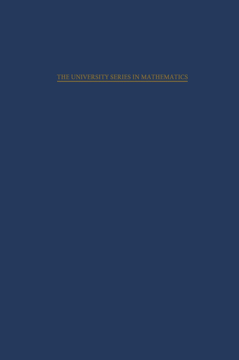 University Series in Mathematics
