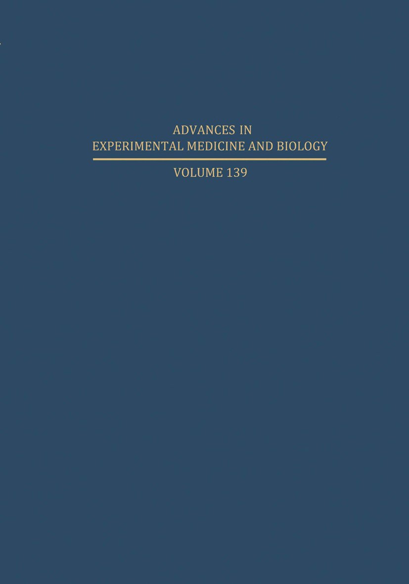Advances in Experimental Medicine and Biology