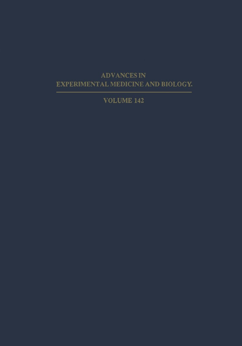 Advances in Experimental Medicine and Biology