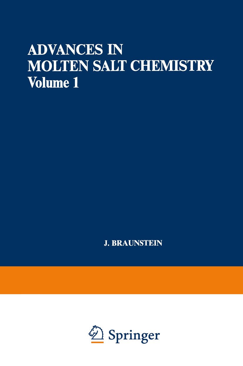 Advances in Molten Salt Chemistry