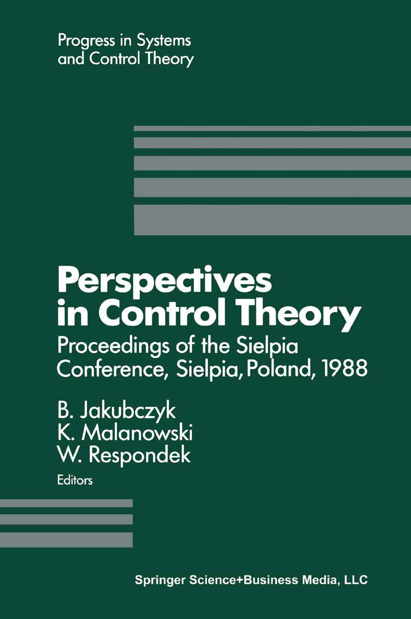 Progress in Systems and Control Theory