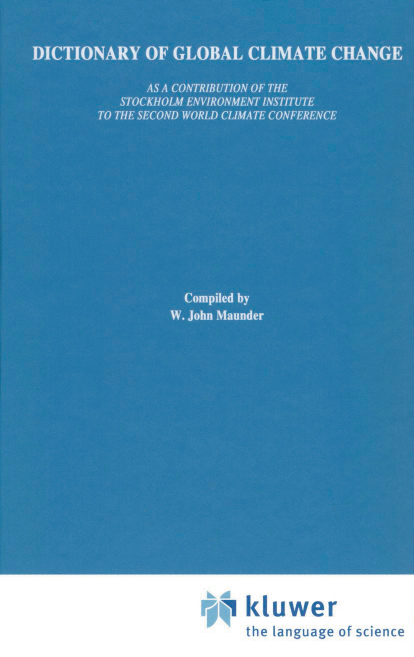 Dictionary of Global Climate Change