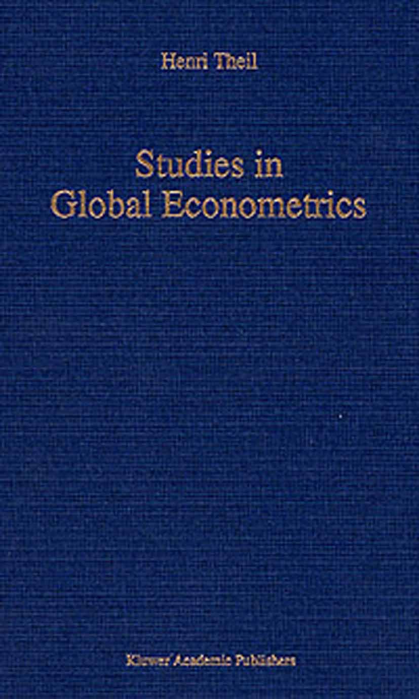 Advanced Studies in Theoretical and Applied Econometrics